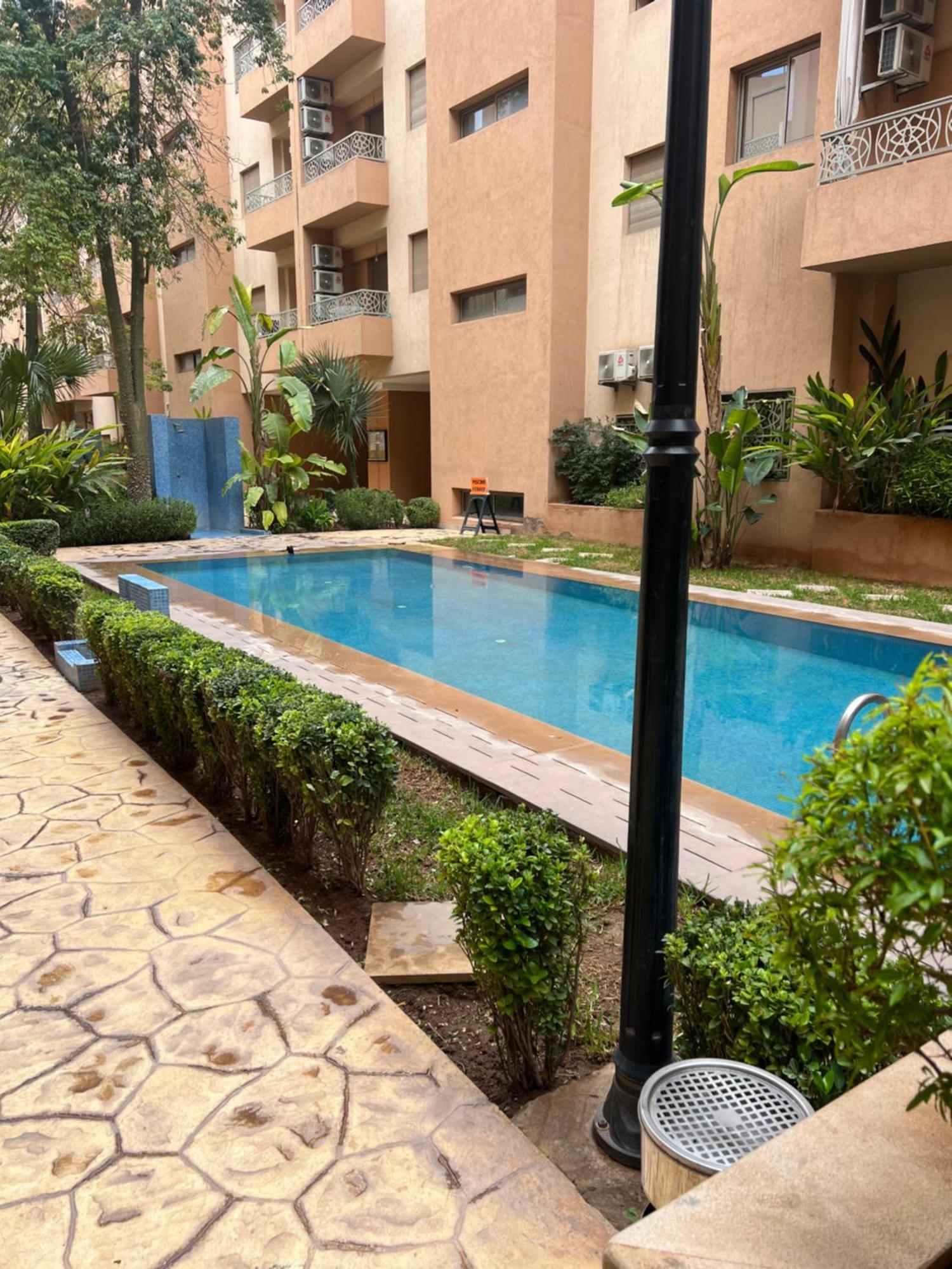 Appartement Safran Avec Piscine マラケシュ エクステリア 写真